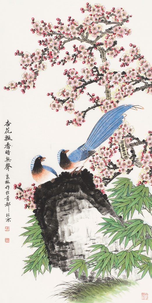 杏花飘香暗无声